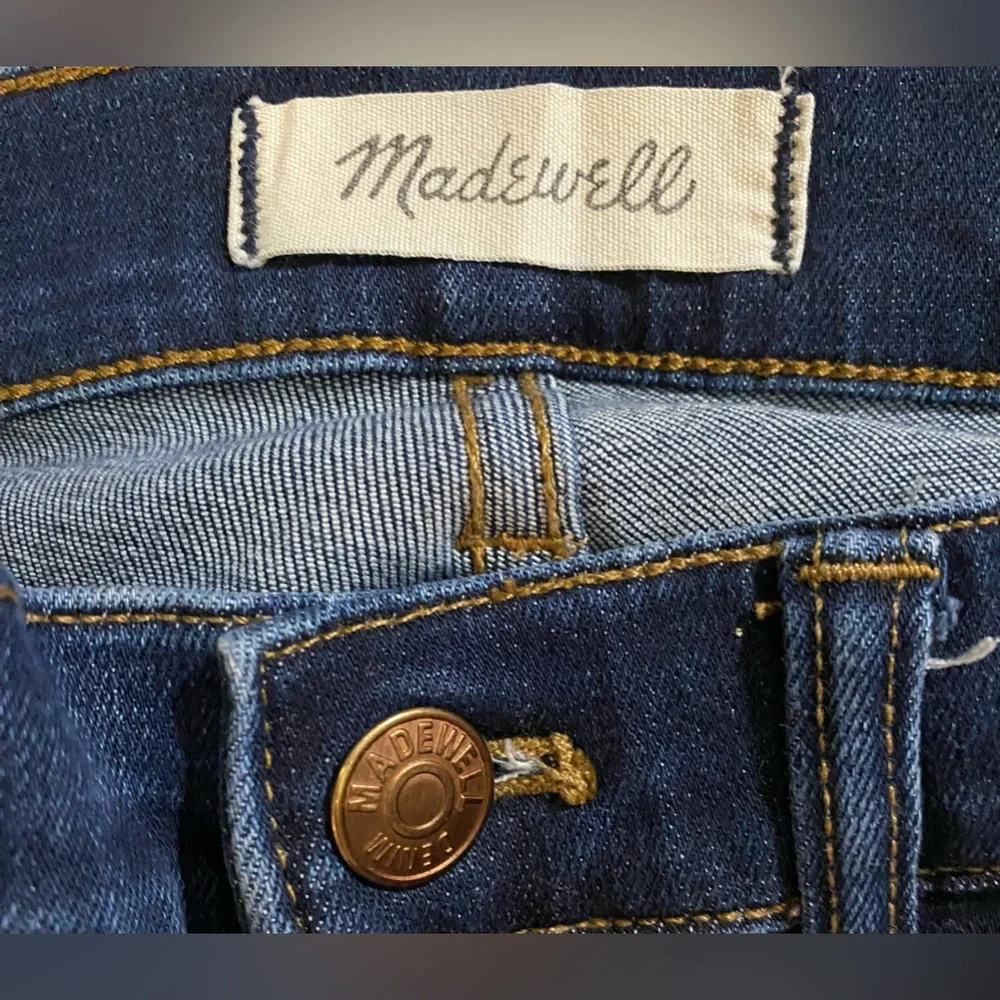 Madewell 9” High-Rise Skinny Jeans Dark Blue Wash